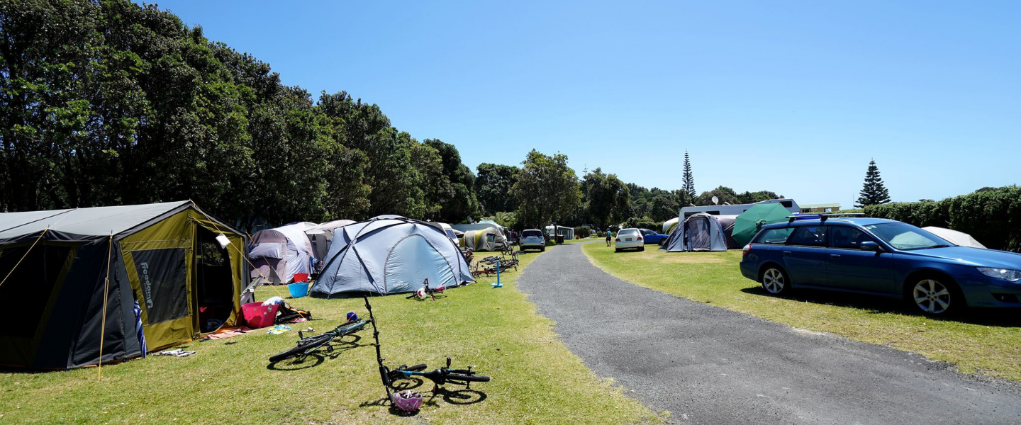 Onaero Bay Holiday Park camping ground